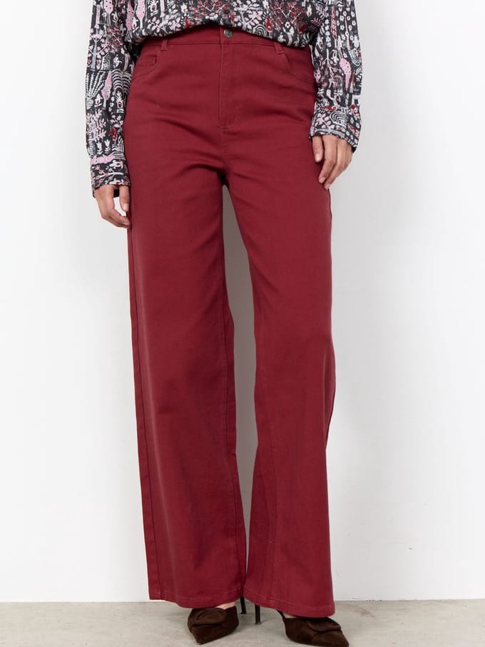 Soyaconcept Sc-bess 2-b oxblood broek