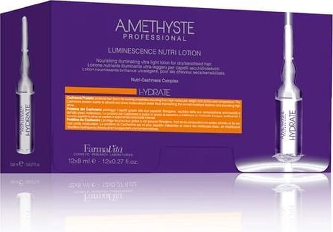 Vochtinbrengende Lotion Amethyste Hydrate Luminescence Farmavita (12 uds) (8 ml)