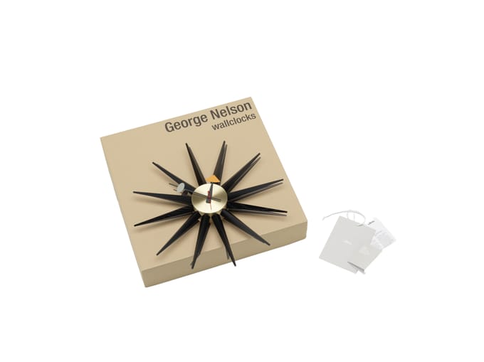 Vitra - Sunburst Clock - zwart