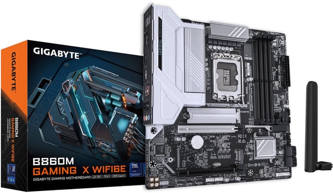 GIGABYTE B860M GAMING X WIFI6E Moederbord - Intel B860 - Intel LGA1851 - DDR5 RAM - Micro-ATX