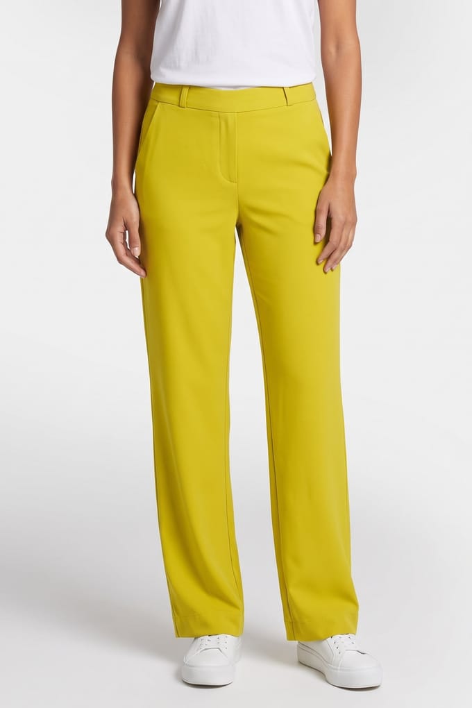 Studio Anneloes Lexie Lime Trousers Lime Größe: L | Stoffhosen Outlet | Damen | Grün