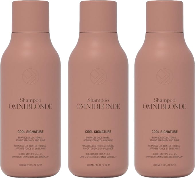3 Stuks Omniblonde Cool Signature Shampoo 300ml