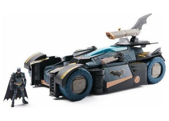 DC Batman - Transformerende Batmobile 2-in-1 Batman-speelset met uniek Batman-figuur en Glider met licht en geluid