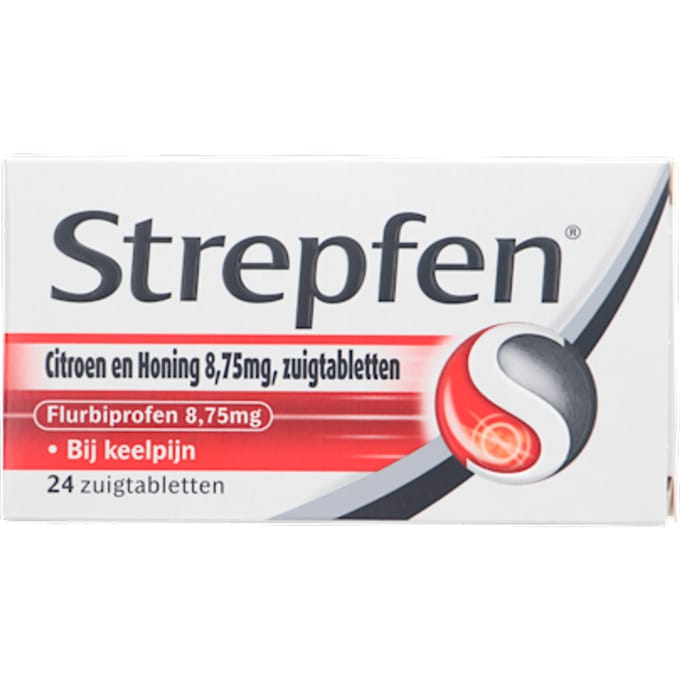 Strepfen Citroen & Honing - 1 x 24 zuigtabletten