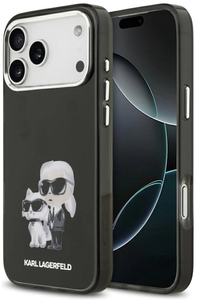 Karl Lagerfeld Case Iml Aqua Karl & Choupette For Iphone 17 Pro Max