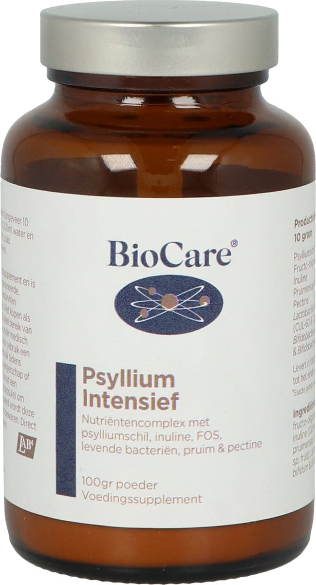 BioCare Psyllium Intensief - 100 gram - Pre-/biotica supplementen