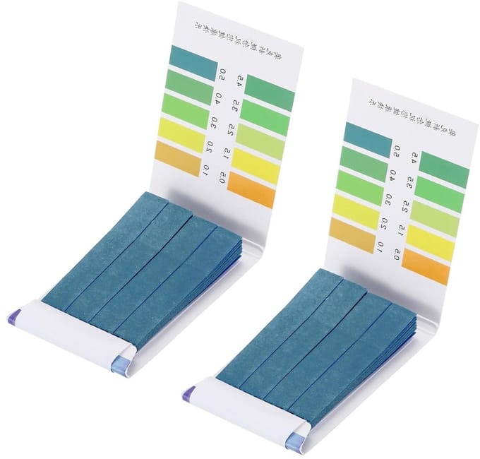 PH Test Strips voor Water, Voedsel en Bodem - 80 Indicator Papers voor Alkaline en Zure Tests
