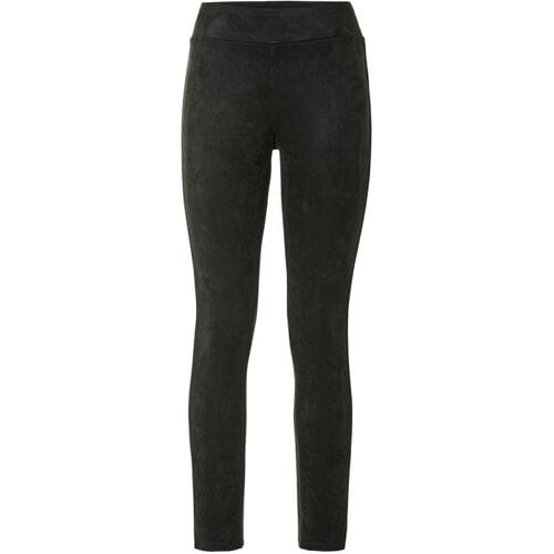 ESMARA Dames jegging in suèdelook (Zwart, 36)