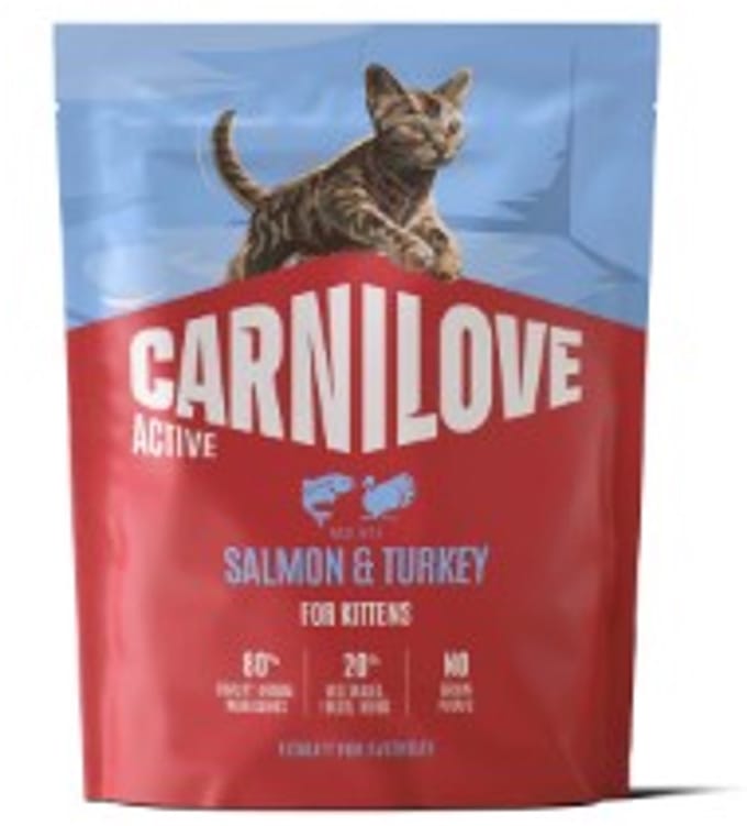 CARNILOVE ACTIVE - Cat - Salmon & Turkey for Kittens 400g
