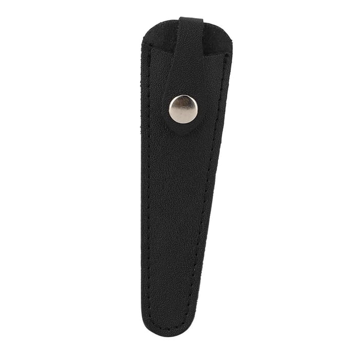 Professionele PU Lederen Scharen Tas Draagbare Scharen Opberg Houder Etui Kappersgereedschap Zwart zwart