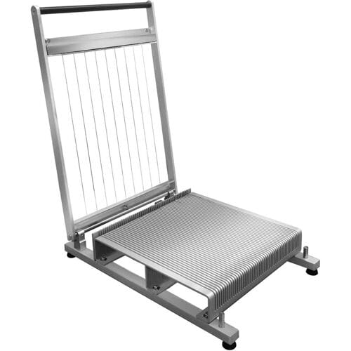 GGM Gastro Pralinenschneider - Drahtabstand: 30, 22,5 & 37,5mm - inkl. 3 Rahmen Zilver