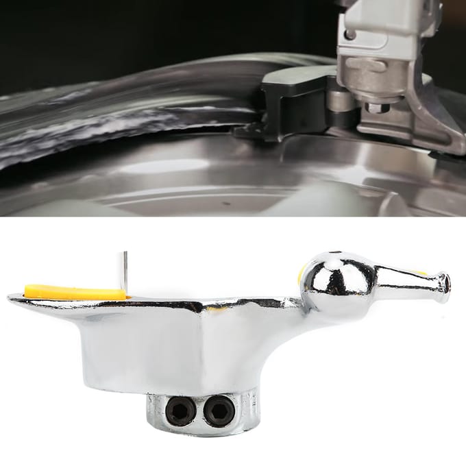 RVS Auto Bandenwisselaar Montage Demontage Eendenkop Accessoires met Beschermpads 30mm 30mm gray