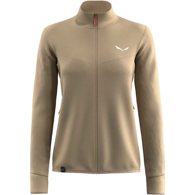 Dames wandeljack met volledige rits Salewa Puez Waffle Hyb Pl