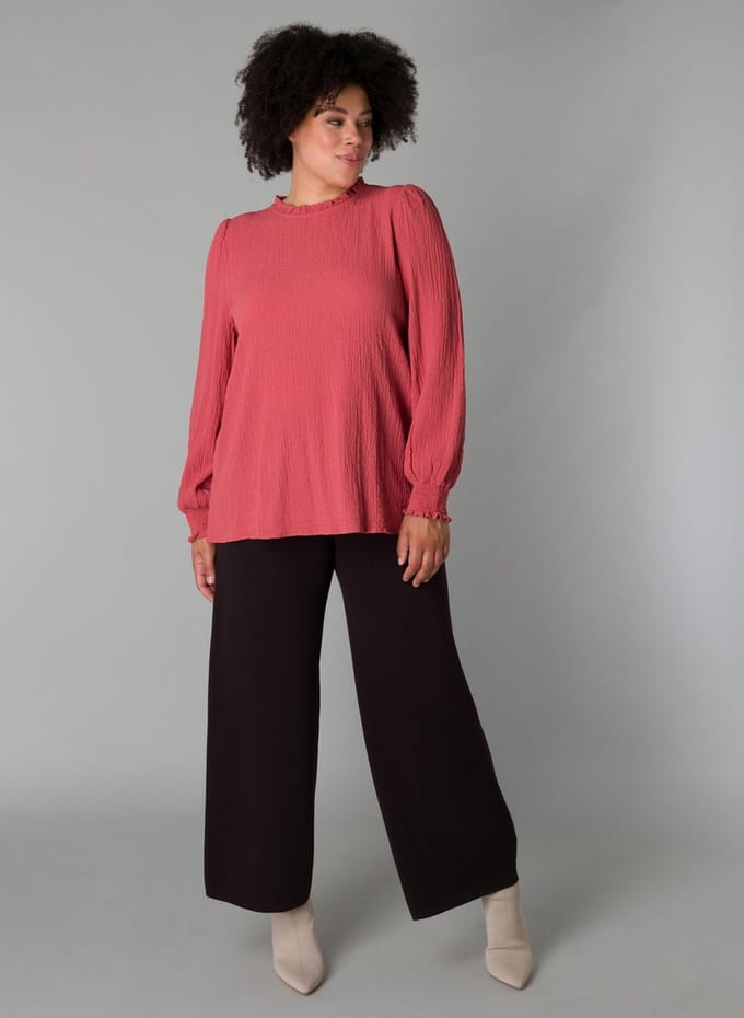 YEST CURVE Sabine Tops - Brick Red - maat 3(52)