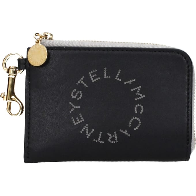 Stella McCartney Zwarte Leren Portemonnee