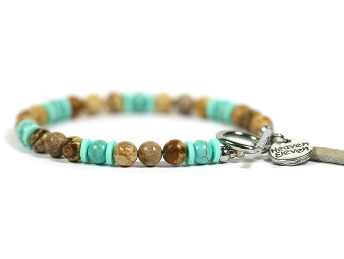 Dames armband edelsteen kralen 6mm - Heaven Eleven