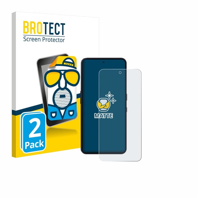 BROTECT - Screenprotector voor Nothing Phone (3a) Lite - Folie Beschermfolie matte 2 Stuks