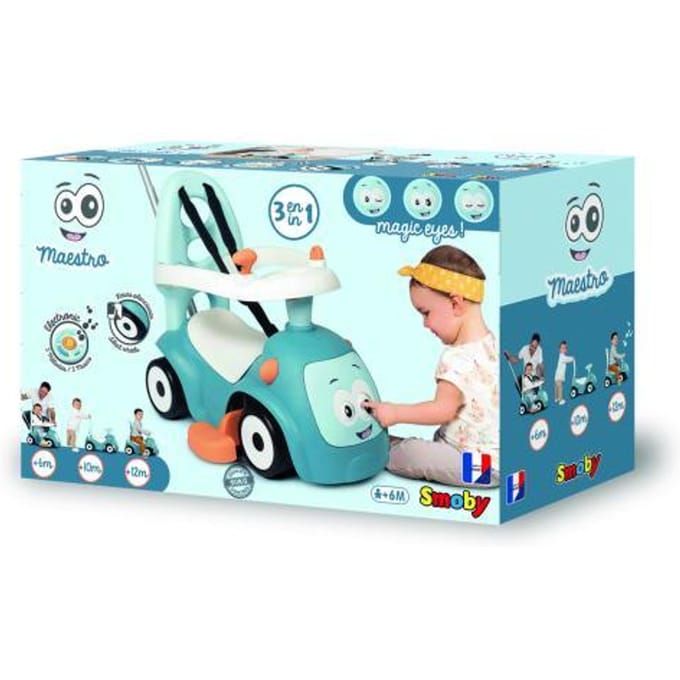 Smoby Maestro Balade 3-in-1 loopauto blauw Loopauto' Loopauto' Loopauto' Loopauto' Loopauto' Loopauto' Loopauto' Loopauto' Loopauto' Loopauto's
