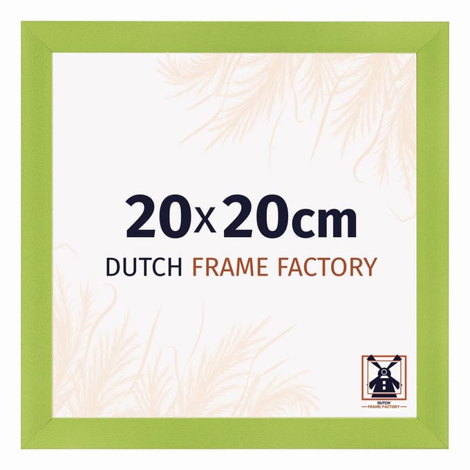 Fotolijst 20x20 cm - MDF - Groen - Praag