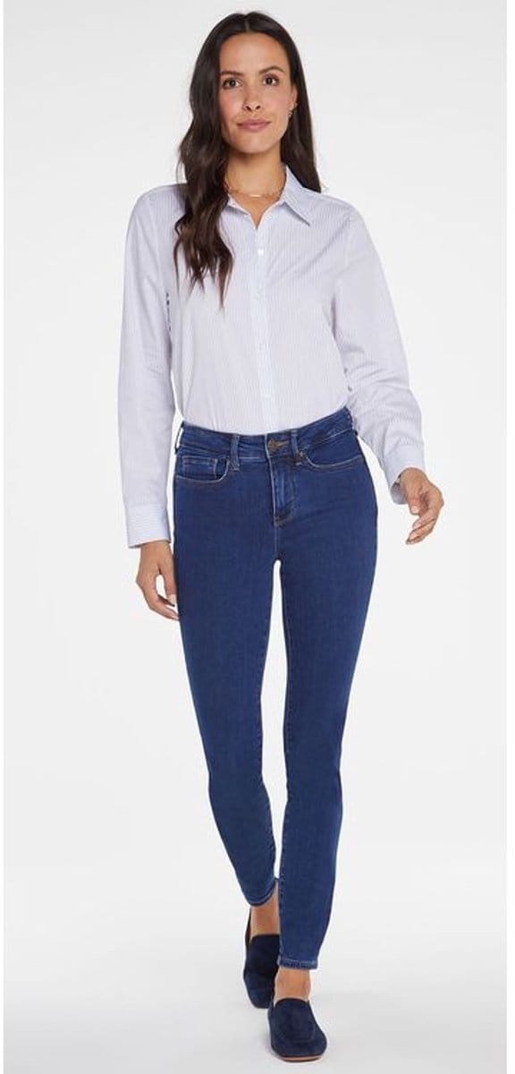 Ami Skinny Jeans Middenblauw Premium Denim (Lang)