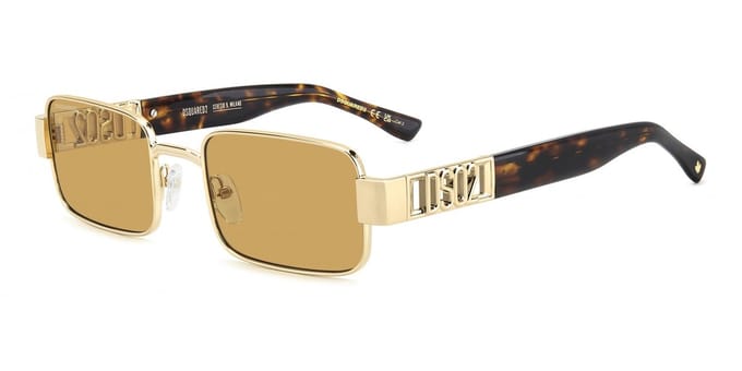 Dsquared2 D2 0156/S Gold 54/22/145 MAN Zonnebrillen