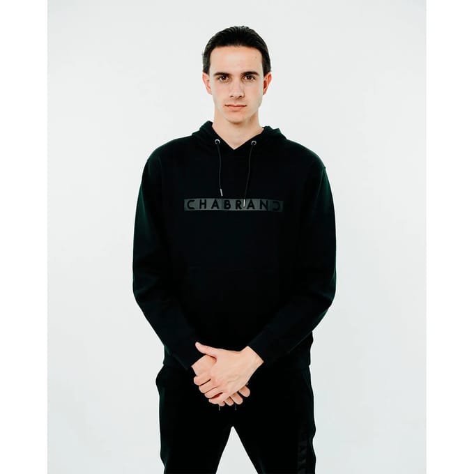 Hoody met ingekaderd logo Chabrand