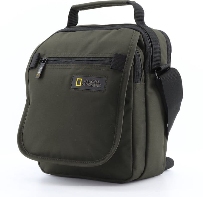 National Geographic Mutation Schoudertas 1,5L RFID Khaki - Khaki