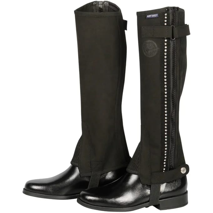 Harry's Horse Minichaps amara crystal XL Zwart