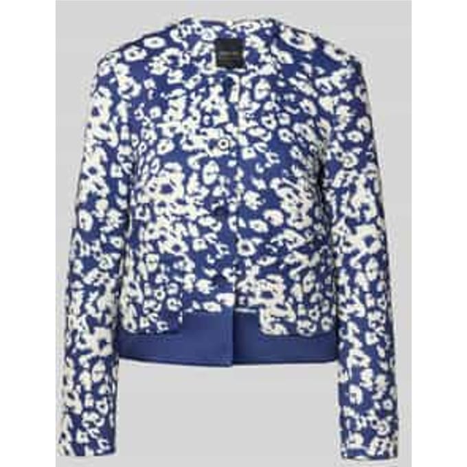 regular fit blazer met een all-over print met bloemenmotief