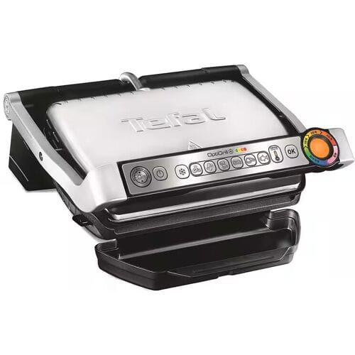Tefal OptiGrill+ Contactgrill met Snacking & Bakschaal   6 Automatische Programma's   4 Temperatuurstanden   Kookniveau-indicator   600 cm²
