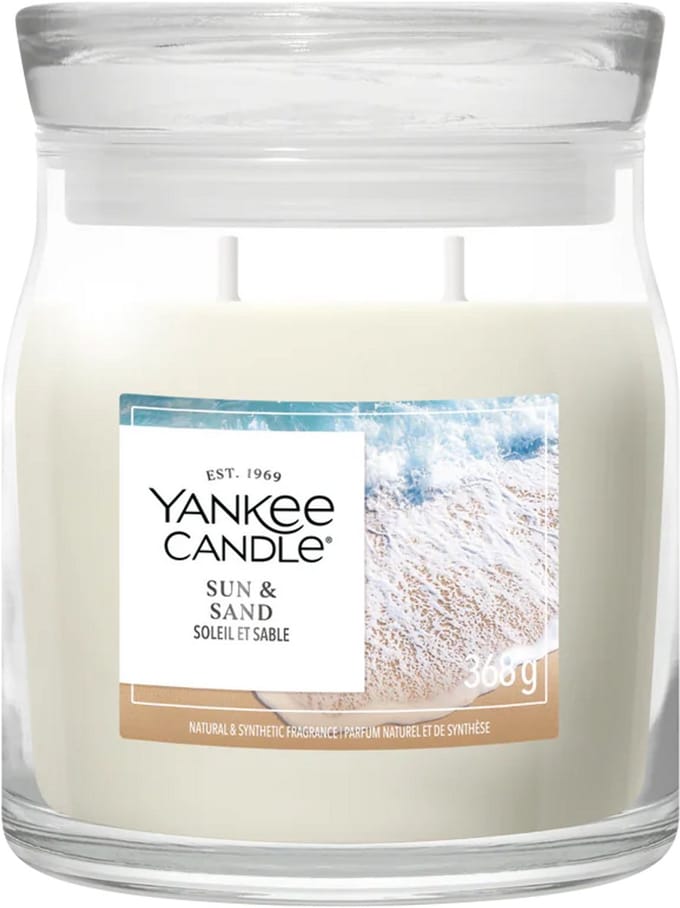 Yankee Candle - Sun & Sand Medium Jar - tot 50 branduren