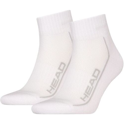 HEAD Quartersokken Performance 2-pack Wit-39/42