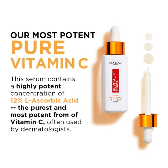 L'Oréal Paris Revitalift Clinical 12% Pure Vitamine C Serum 30 ml