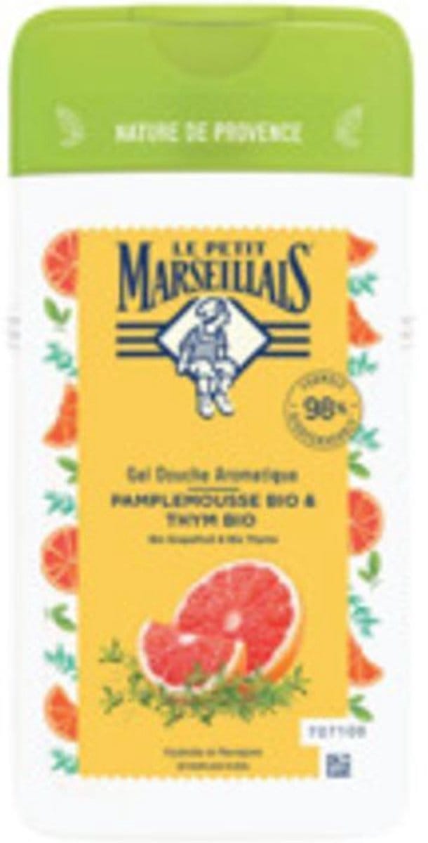 Le Petit Marseillais Douchegel BIO Pompelmoes & BIO Tijm 250 ml