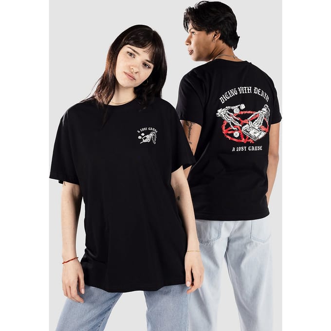A Lost Cause Dice T-Shirt zwart