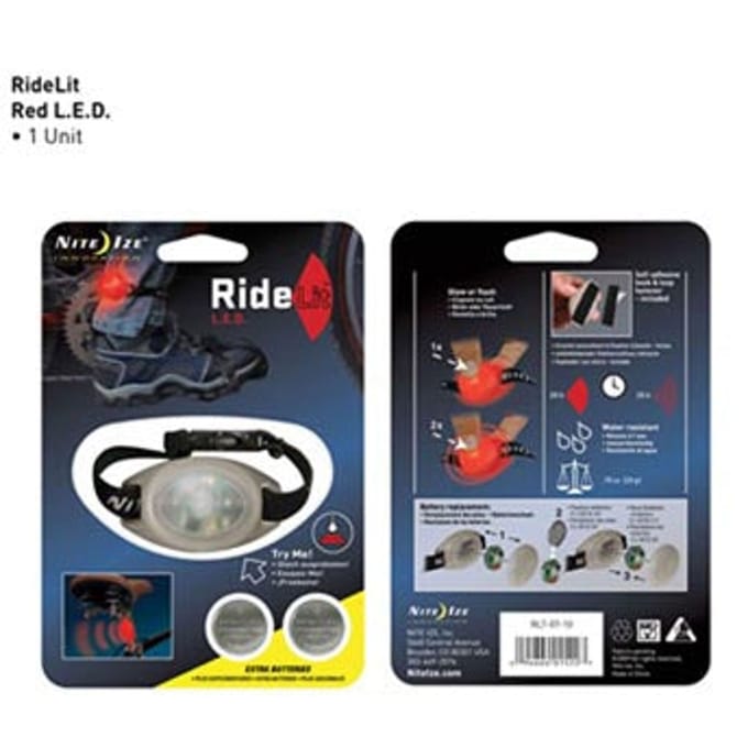 Nite Ize RideLit LED rood licht RLT-07-10 Fietslicht Fietslamp