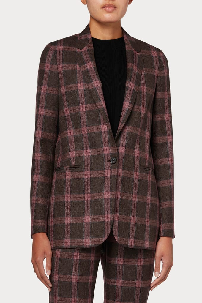 Paul Smith Womens Jacket Dark Brown Taglia: 44 | Blazers Outlet | Donna | Marrone