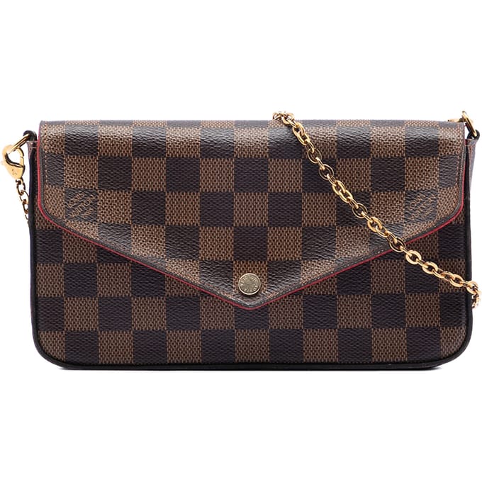Tweedehands Damier Ebene Pochette Felicie
