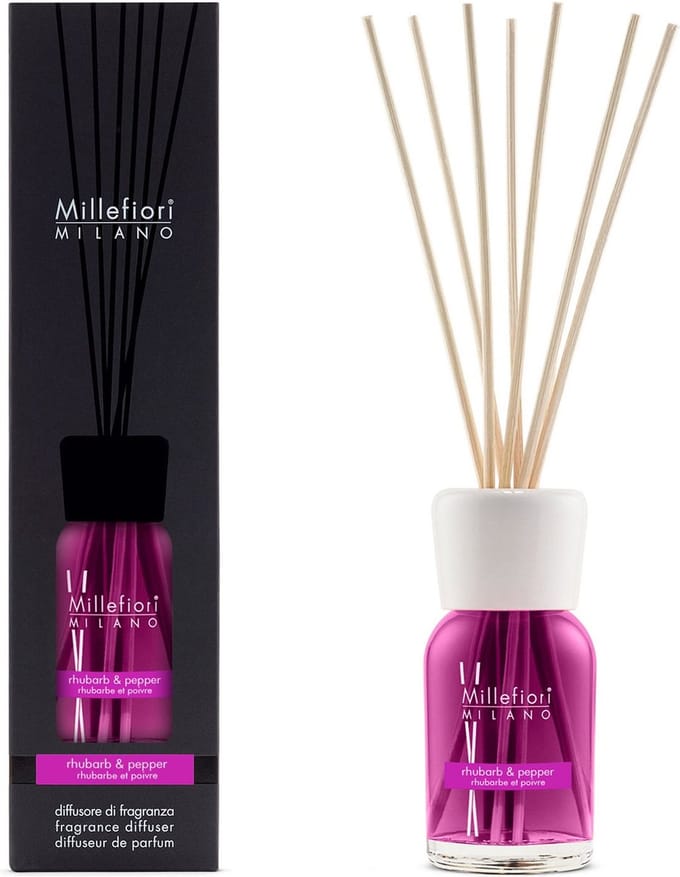 Millefiori Milano Geurstokjes 100 ml - Rhubarb & Pepper