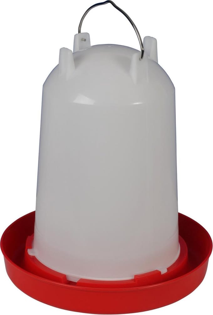 Olba plastic drinktoren rood 12L