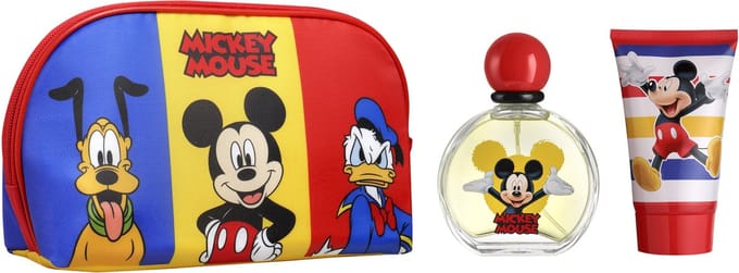 Mickey Mouse & Friends Geschenkset - Eau de Toilette 50 ml & Douchegel 100 ml - Met Toilettas