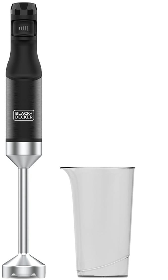 Black & Decker BXHB1501E Staafmixer 1500 W Zwart, Roestvrijstaal