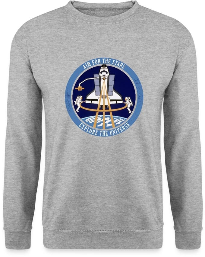NASA Aim For The Stars Sweater Heren