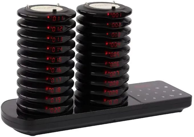 20 Buzzers / Pagers Waterdichte Vibrerende Draadloze Oproepsysteem Pieper Restaurant pager systeem