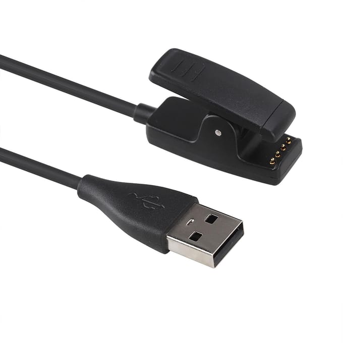 Oplaadkabel Dataclip Oplaadstation voor Garmin Forerunner 35 30 Horloge black