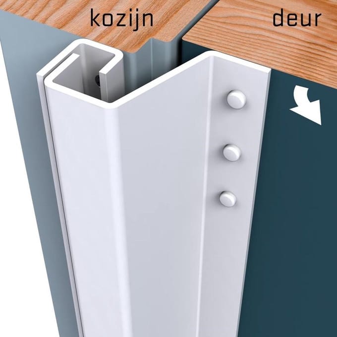 1010.171.02 Secu SecuStrip Plus buitendraaiend wit