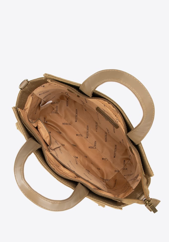 Wittchen Dames Katoenmix Tas Khaki Katoenmix Tas