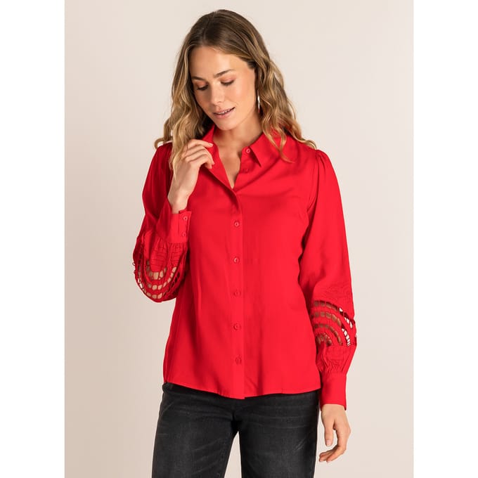 IVY BEAU Sanny Tops - Red - maat 38