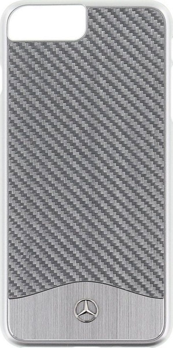 Mercedes-Benz Carbon Back Case - Apple iPhone 7/8 Plus (5.5") - Zilver