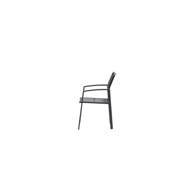 Garden Impressions Cosmo dining fauteuil rope donkergrijs gevuld textileen